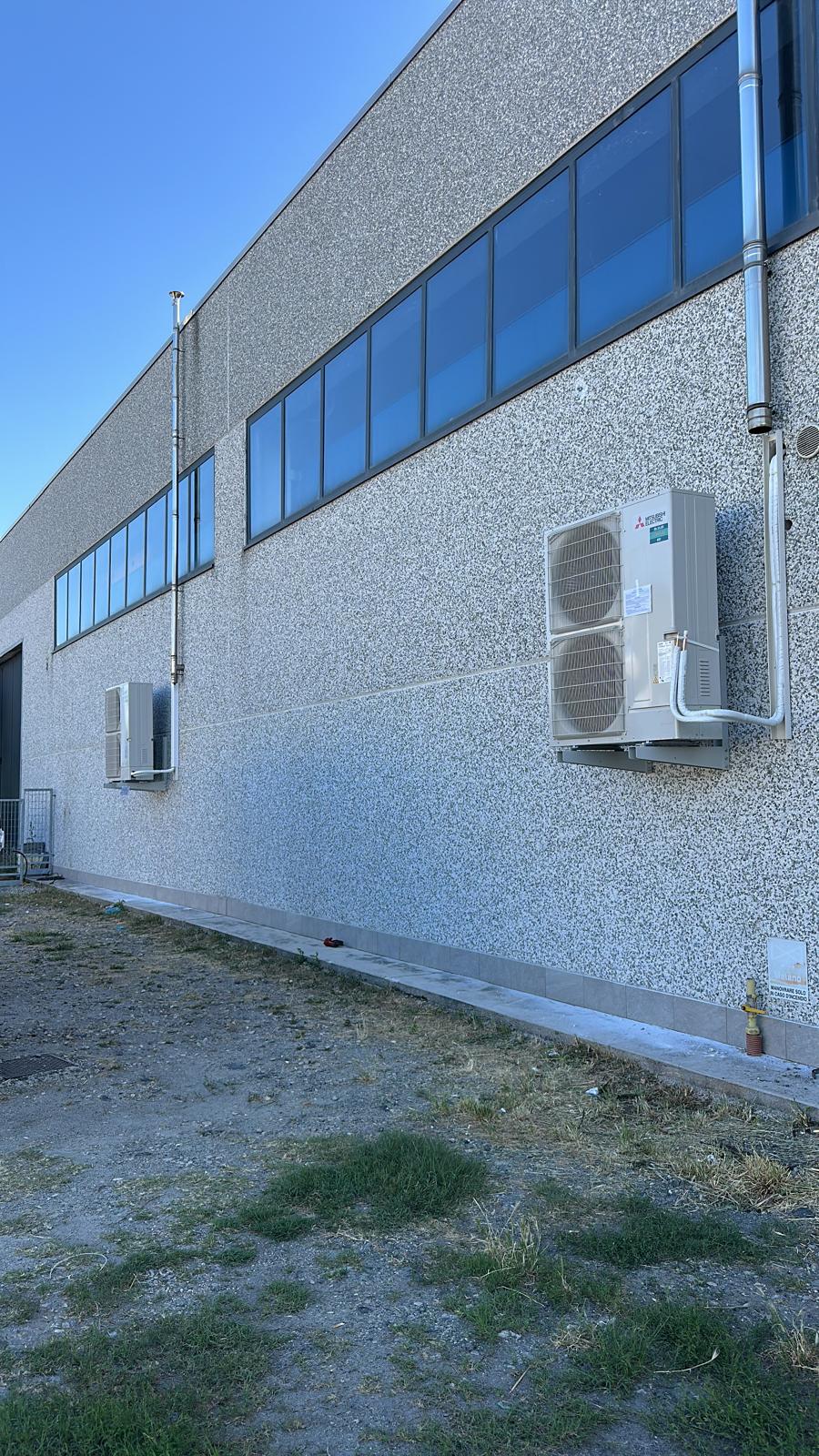 Dettaglio installazione climatizzazione