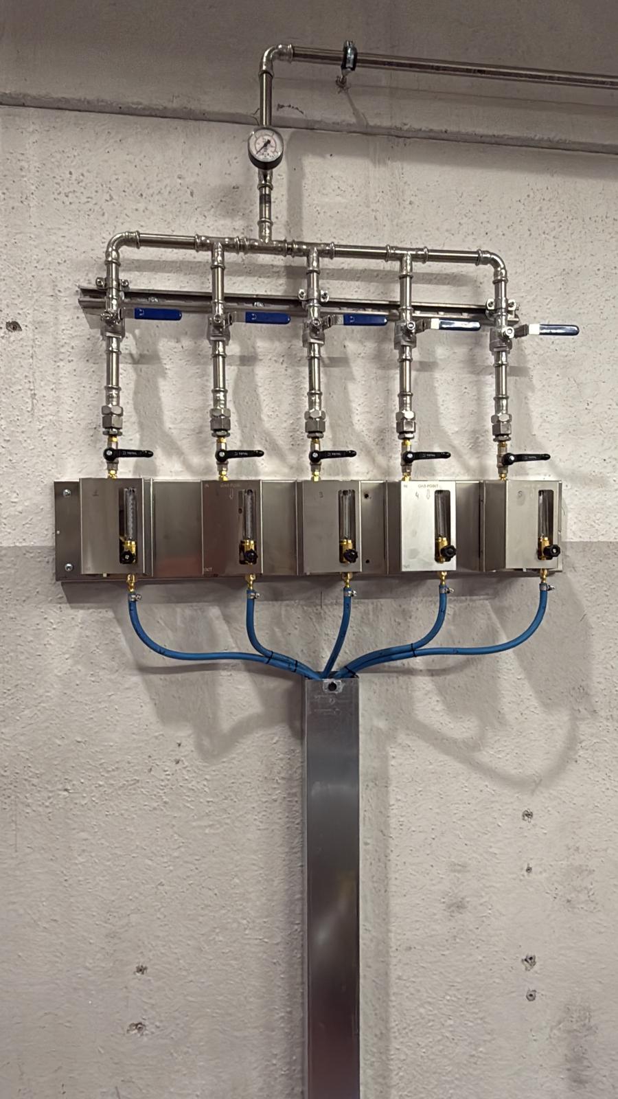 Lavorazione tecnica su impianto gas