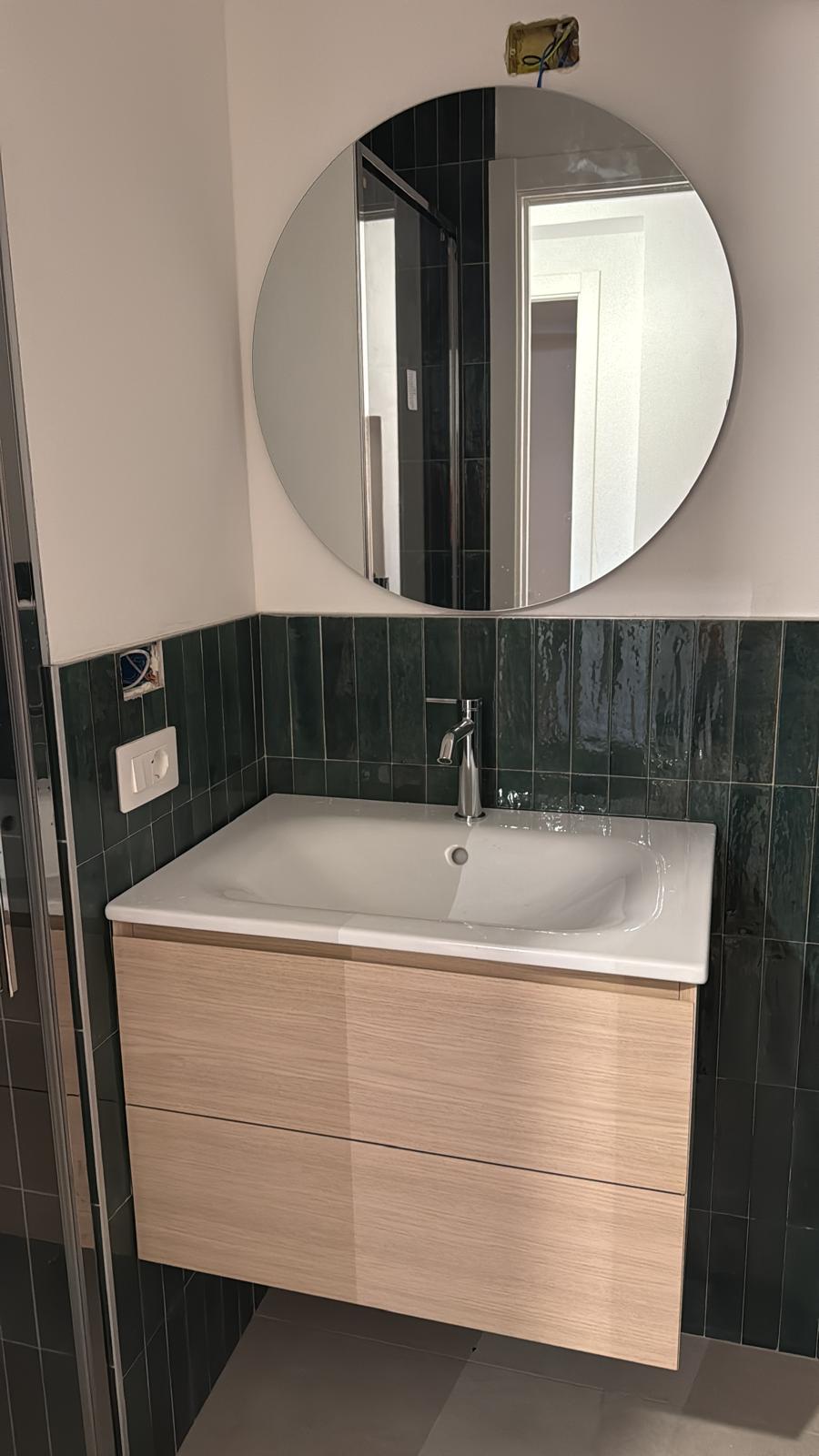 Dettaglio bagno completato